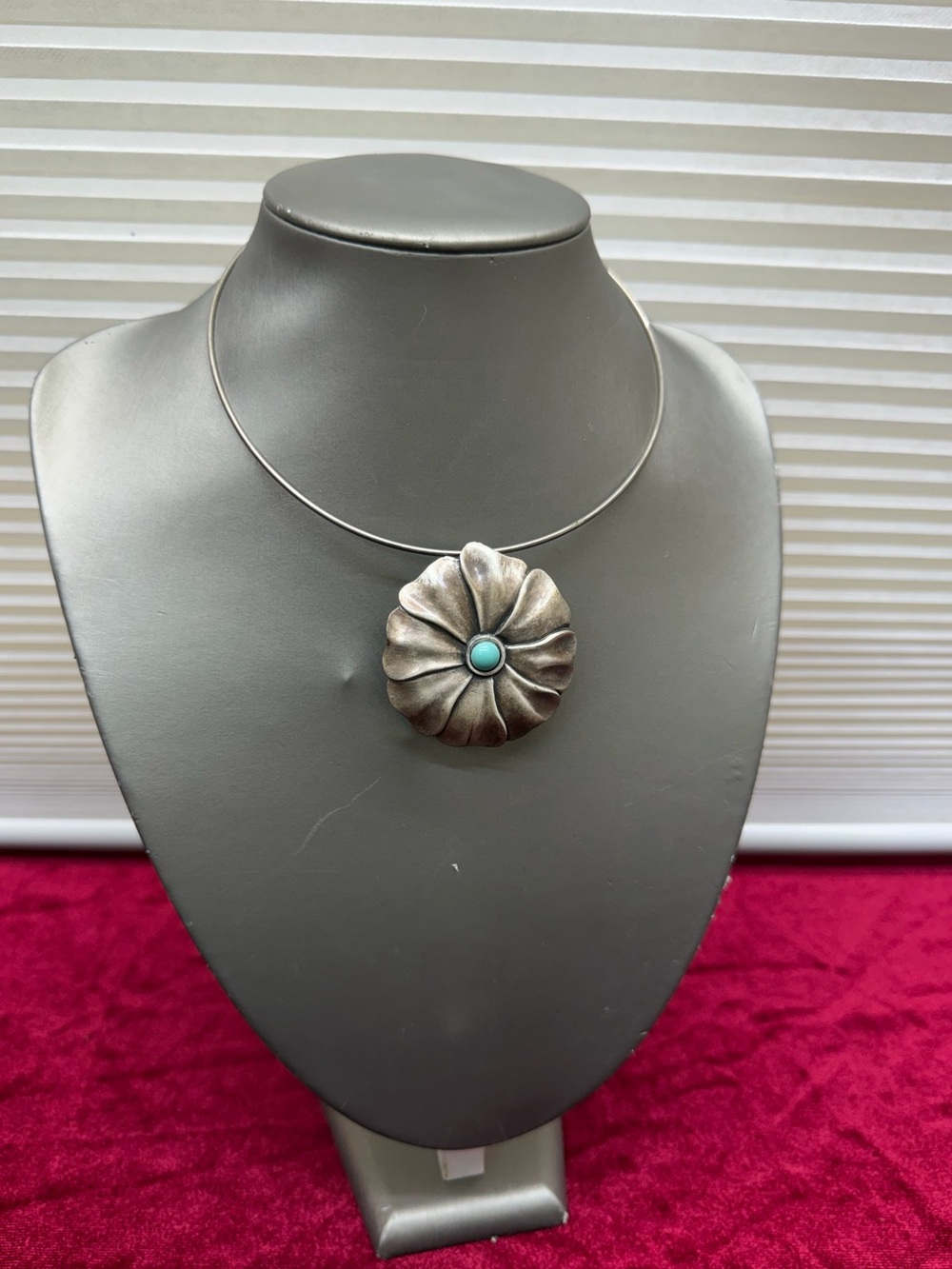 Vintage Solid Revlon Jontue Perfume Pendant Necklace